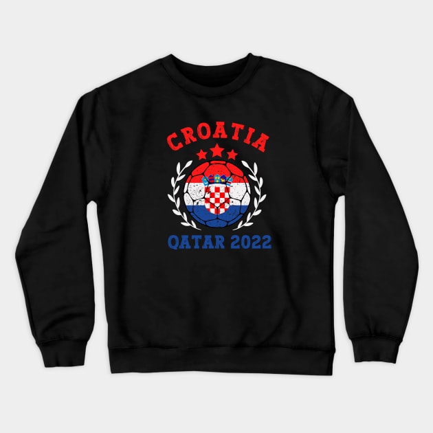 Croatia World Cup Crewneck Sweatshirt by footballomatic